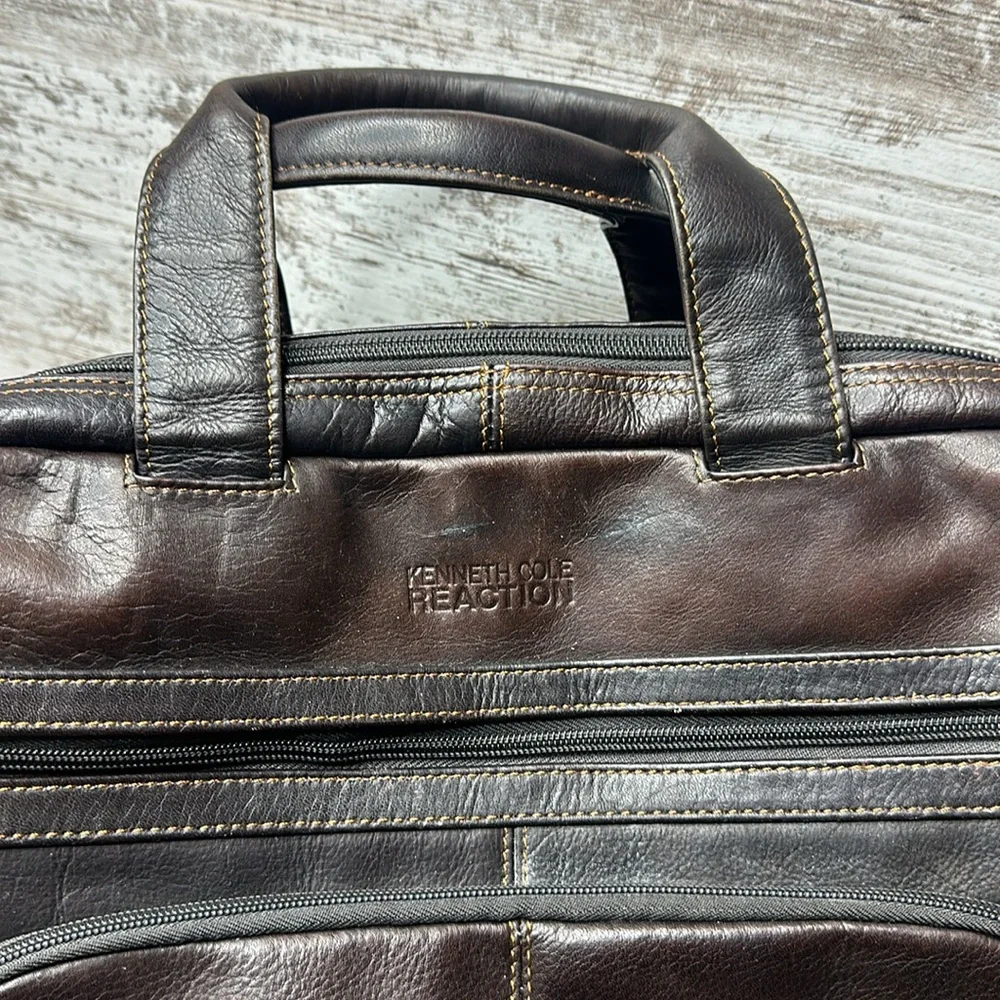 Kenneth Cole “ Out of the bag” Leather Laptop Bag